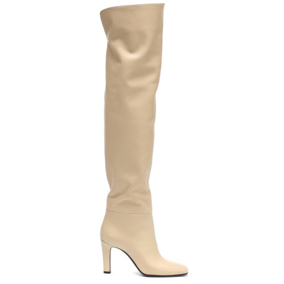 Rare Saint Laurent Jane Over the Knee Boots - Picture 1 of 9